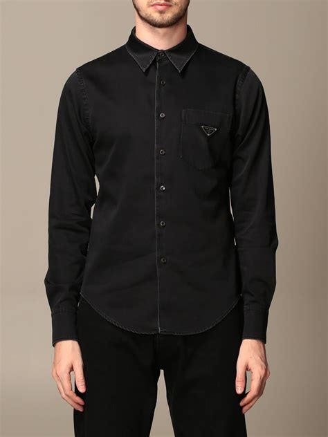 mens prada dress shirt|Prada men's shirts sale.